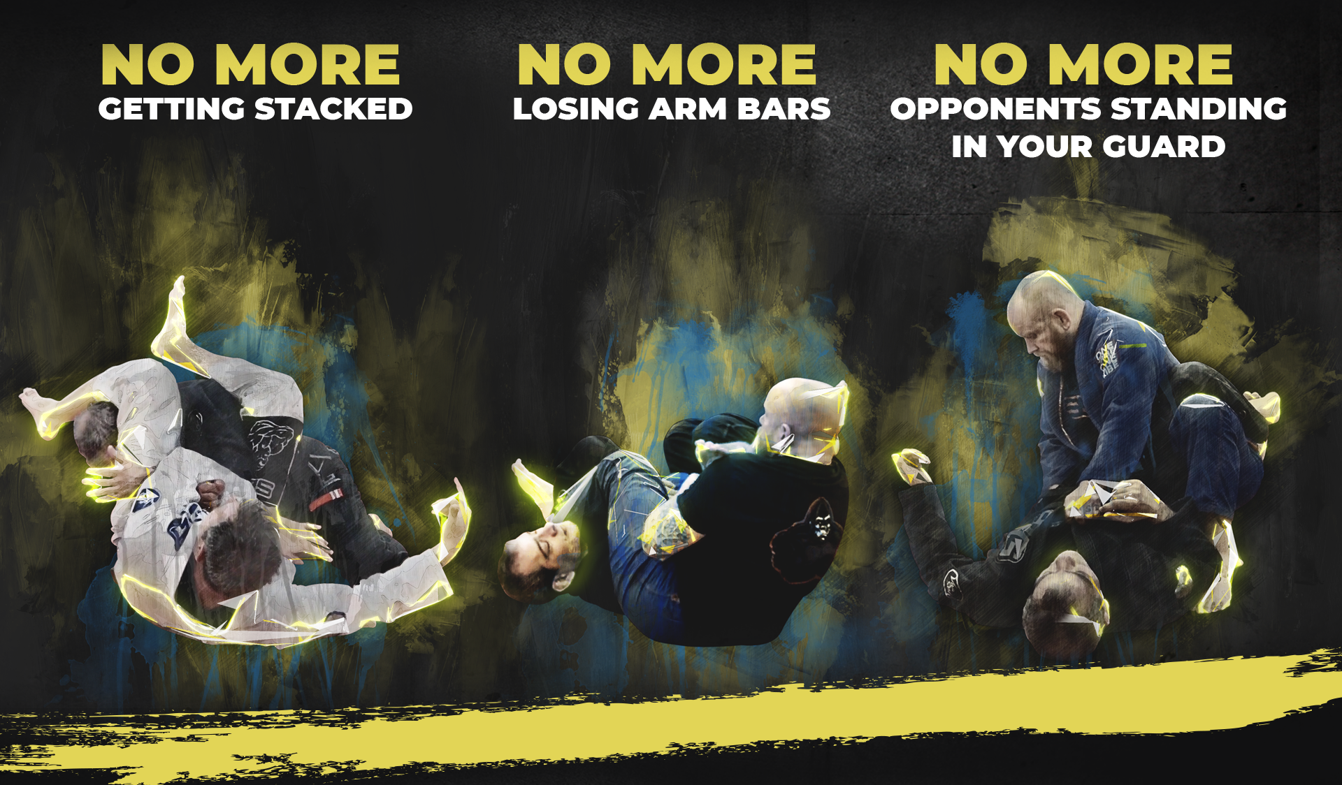 closed guard course 3 No More Losing Arm Bars – No more opponents standing in your guard.